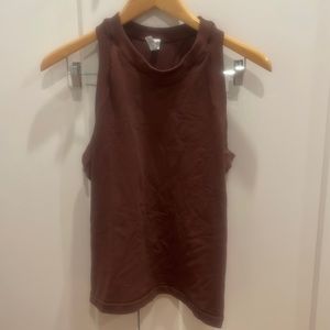 Athleta Brown Sleeveless Top